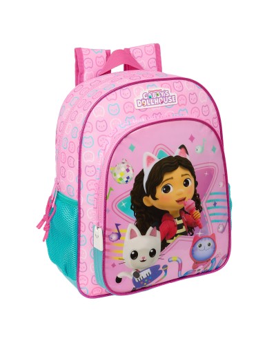 Zaino Scuola Gabby's Dollhouse Party Rosa 26 x 34 x 11 cm