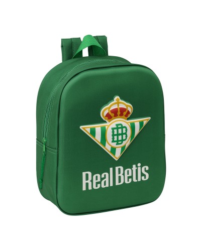 Koululaukku Real Betis Balompié Vihreä 22 x 27 x 10 cm 3D