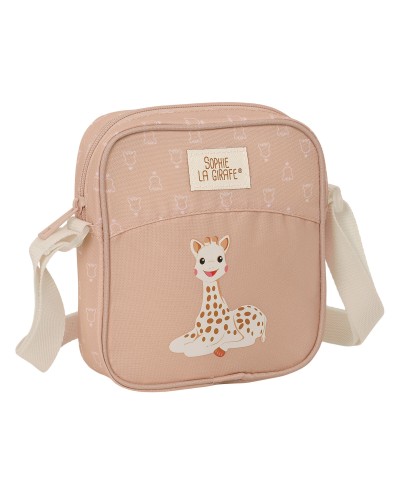 Borsa a Tracolla Sophie la Girafe Beige 16 x 18 x 4 cm