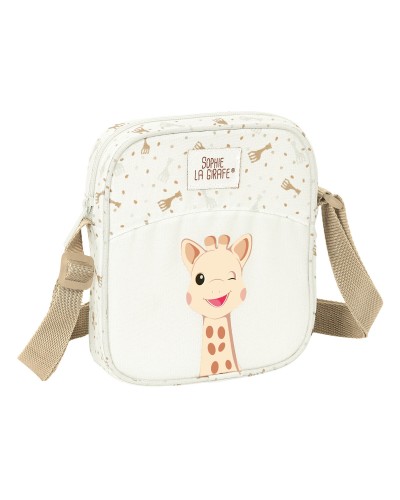 Bolso Bandolera Sophie la Girafe Beige 16 x 18 x 4 cm