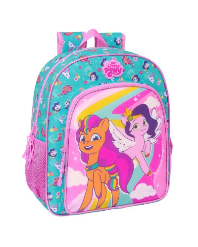 Zaino Scuola My Little Pony Magic Rosa Turchese 32 x 38 x 12 cm