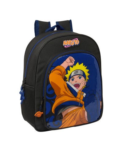 School Bag Naruto Ninja Blue Black 32 x 38 x 12 cm