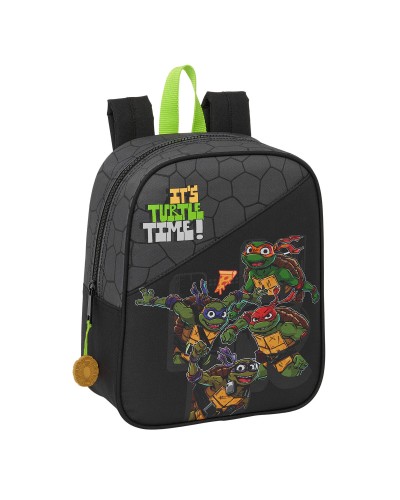 Schoolrugzak Teenage Mutant Ninja Turtles Zwart Grijs 22 x 27 x 10 cm