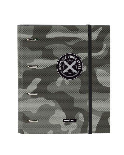 Ringbuch Safta Stone Schwarz 27 x 32 x 3.5 cm