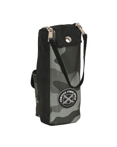 Trousse d'écolier Safta Stone Noir 6 x 21 x 6 cm