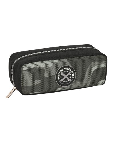 Trousse d'écolier Safta Stone Noir 21 x 8 x 8 cm