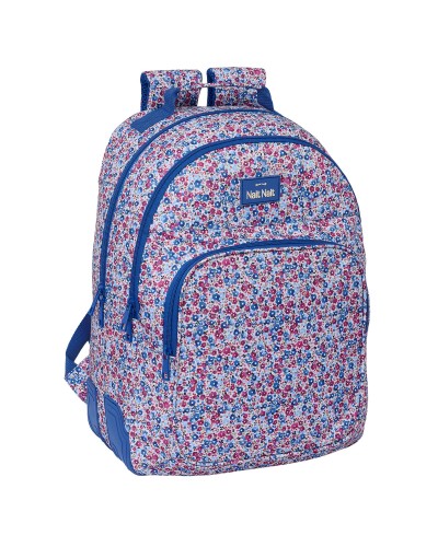 Cartable Nait Nait Flores coimbra azul Bleu 32 x 42 x 15 cm