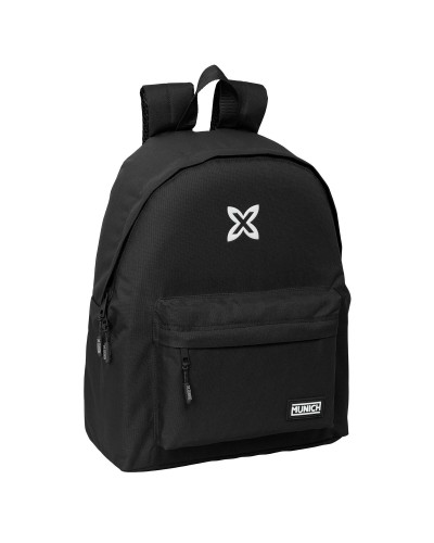 Mochila Escolar Munich Basics Negro 33 x 42 x 15 cm