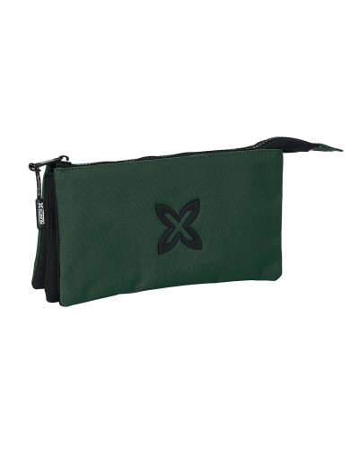 Dreifaches Mehrzweck-Etui Munich Verde grün 22 x 12 x 3 cm