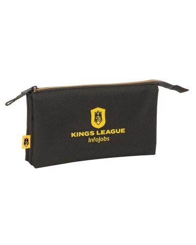 Trousse Fourre-Tout Triple Kings League Noir 22 x 12 x 3 cm