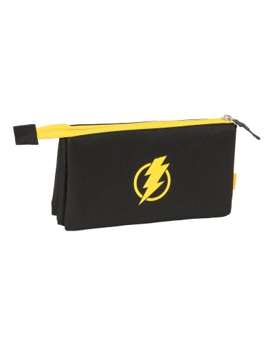 Kolmilokeroinen laukku Kings League Rayo de barcelona Musta 22 x 12 x 3 cm