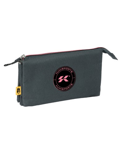 Portatodo Triple Kings League Kunisport Gris 22 x 12 x 3 cm