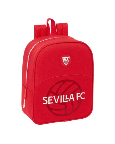 Skolryggsäck Sevilla Fútbol Club Röd 22 x 27 x 10 cm