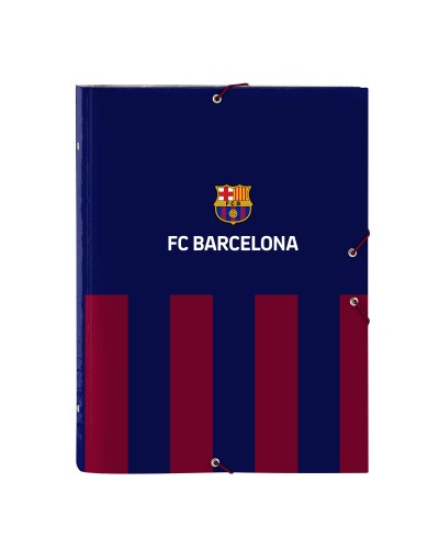 Carpeta Clasificadora F.C. Barcelona 24/25 Granate Azul marino A4 26 x 33.5 x 4 cm
