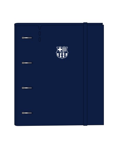 Ringmap F.C. Barcelona Kastanjebruin Marineblauw 27 X 32 X 4 cm