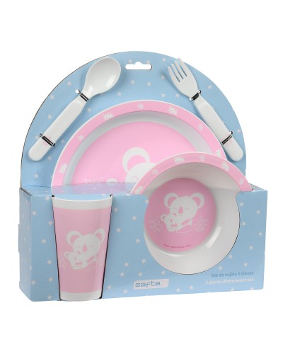 Kinder Geschirrset Safta Koala Polyester 26 x 26 x 9 cm