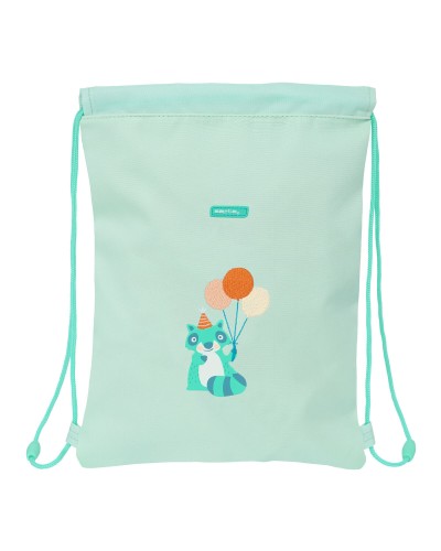 Zainetto con Cordini Safta Fiesta Verde 26 x 34 x 1 cm