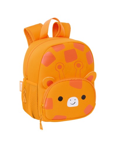 Zaino per Bambini Safta Jirafa Marrone Arancio 20 x 25 x 9 cm