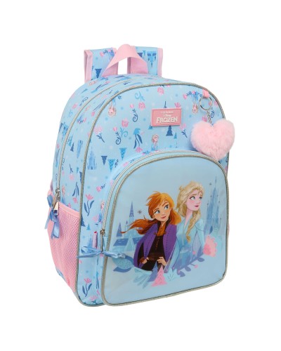 Mochila Escolar Frozen Ice magic Azul 33 x 42 x 14 cm