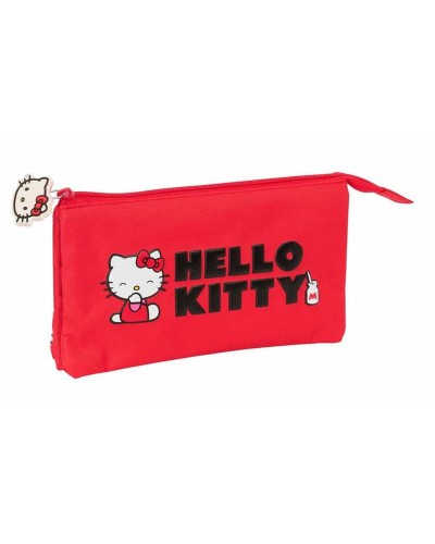 Holdall Hello Kitty Iconic White Red 22 x 12 x 3 cm