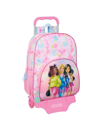 Trolley per la Scuola Barbie Painterly Rosa Blu cielo 33 x 42 x 14 cm
