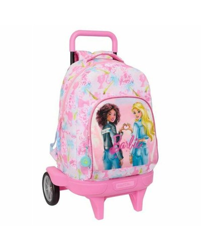 Zaino Scuola Barbie Painterly Rosa Blu cielo 33 x 45 x 22 cm