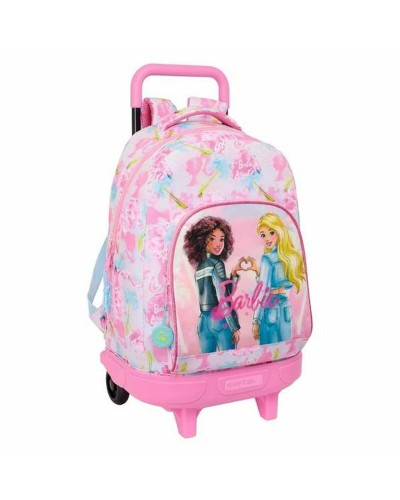 School Bag Barbie Painterly Pink Sky blue 33 x 45 x 22 cm