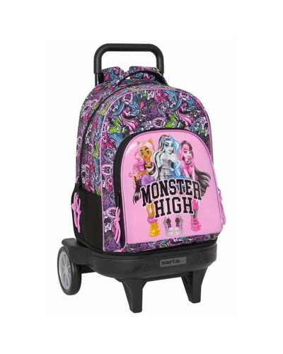 School Bag Monster High Drama Multicolour 33 x 45 x 22 cm