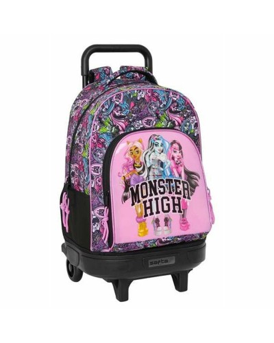 Koululaukku Monster High Drama Monivärinen 33 x 45 x 22 cm