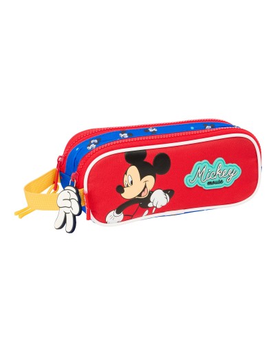 Portaoggetti Doppio Mickey Mouse Clubhouse Good day Azzurro 21 x 8 x 6 cm