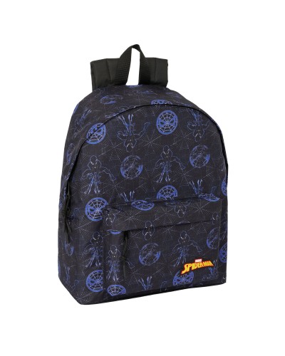 Mochila Escolar Spider-Man Attack Negro 33 x 42 x 15 cm