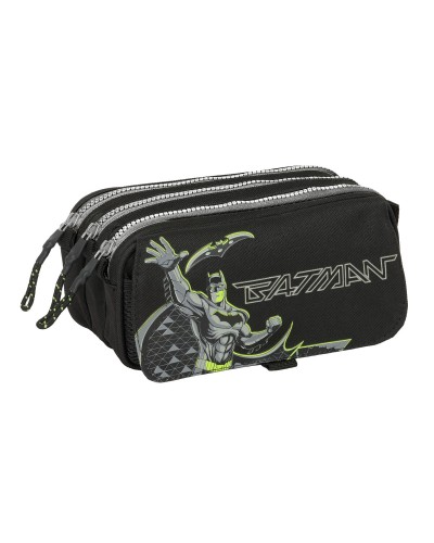 Trousse Fourre-Tout Triple Batman Game over Noir 21,5 x 10 x 8 cm