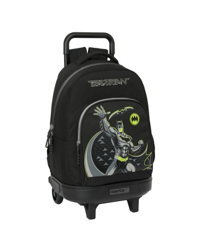 Mochila Escolar con Ruedas Batman Game over Negro 33 x 45 x 22 cm
