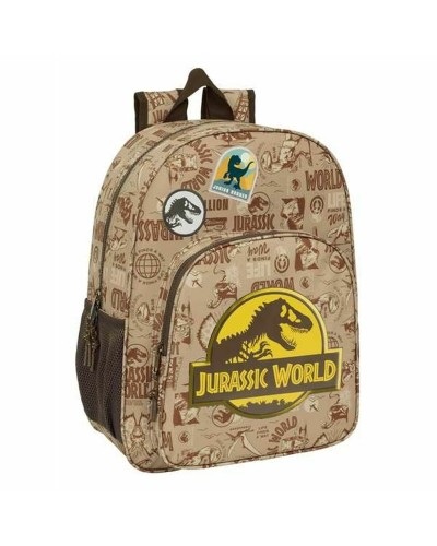 School Bag Jurassic World Beige 33 x 42 x 14 cm