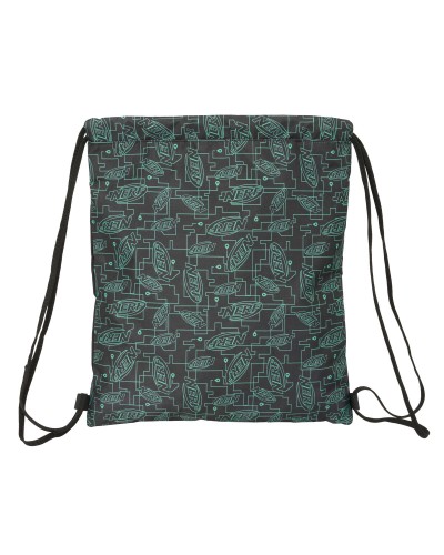 Sac à dos serré par des ficelles Nerf Game Noir 35 x 40 x 1 cm