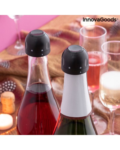 Set champagnestoppers Fizzave InnovaGoods Pakket van 2 stuks
