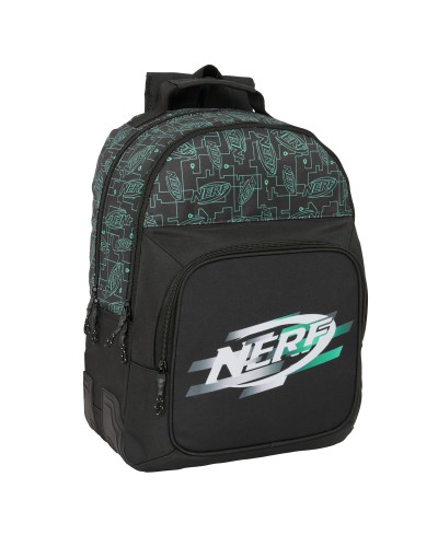 Zaino Scuola Nerf Game Nero 32 x 42 x 15 cm
