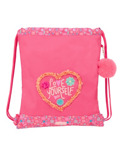 Bolsa Mochila con Cuerdas Safta Feeling Multicolor 35 x 40 x 1 cm