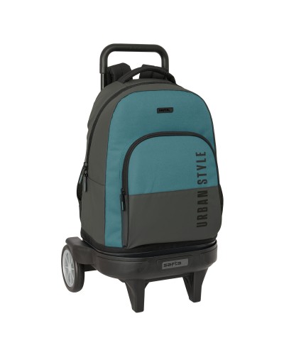 Cartable à roulettes Safta Urban style Bleu Gris 33 x 45 x 22 cm