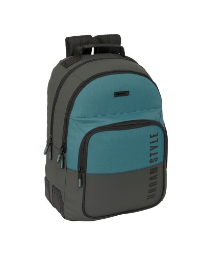 Schulrucksack Safta Urban style Blau Grau 32 x 42 x 15 cm