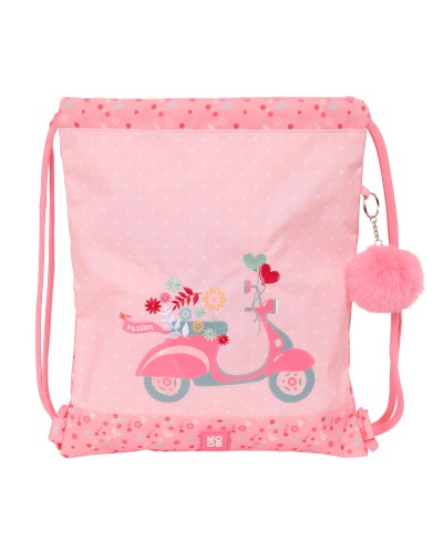 Backpack with Strings Moos Passion Multicolour 35 x 40 x 1 cm
