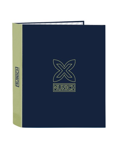 Ringbuch Munich North Marineblau A4 27 x 33 x 6 cm