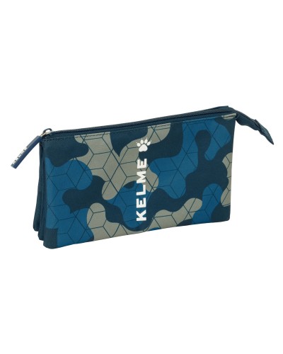 Portatodo Triple Kelme Epic Azul marino 22 x 12 x 3 cm