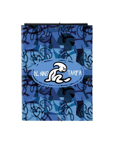 Ring binder El Niño Roller Blue Black A4 26 x 33.5 x 2.5 cm