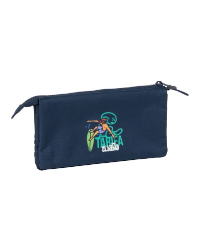 Portaoggetti Triplo El Niño Kook Blu Marino 22 x 12 x 3 cm