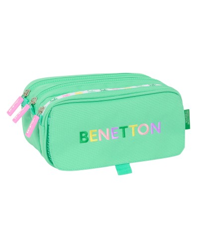 Portaoggetti Triplo Benetton Mint Verde 21,5 x 10 x 8 cm