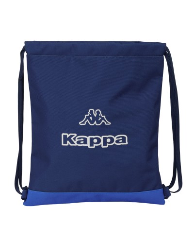 Sac à dos serré par des ficelles Kappa Rain Blue marine 35 x 40 x 1 cm