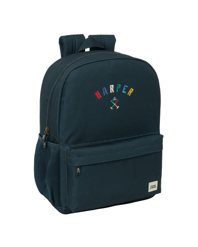 Mochila Escolar Harper & Neyer Azul marino 32 x 43 x 14 cm