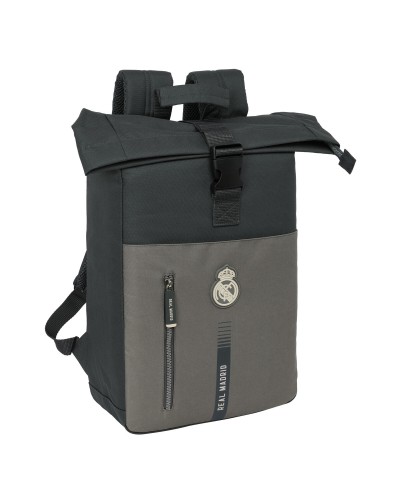 Schulrucksack Real Madrid C.F. Grau 28 x 42 x 13 cm