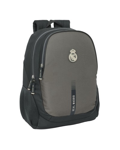 School Bag Real Madrid C.F. Grey 32 x 44 x 16 cm
